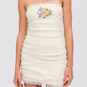 NWT Maude Cream Mini Dress by For Love & Lemons